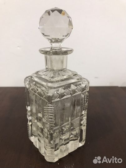 Графин/флакон хрустальный