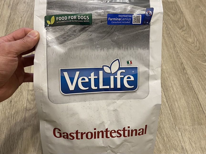 Сухой корм для собак VetLife Gastrointestinal 2кг