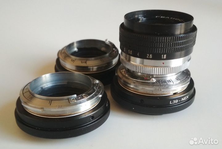 Переходник адаптер Contax- Киев RF – Sony E (NEX)