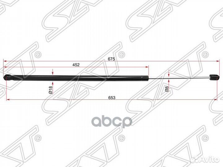 Амортизатор крышки багажника land rover range R