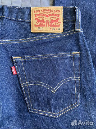 Джинсы levis 501 мужские W30 L32