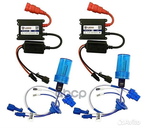 Комплект ксенона H7 6000K ledo 12V 00076LXS ledo