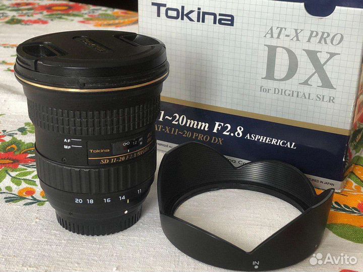 Объектив Tokina AT-X 11-20mm f/2.8 PRO DX, Nikon