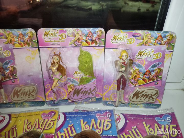 Винкс (winx) фигурки и журналы с косметикой