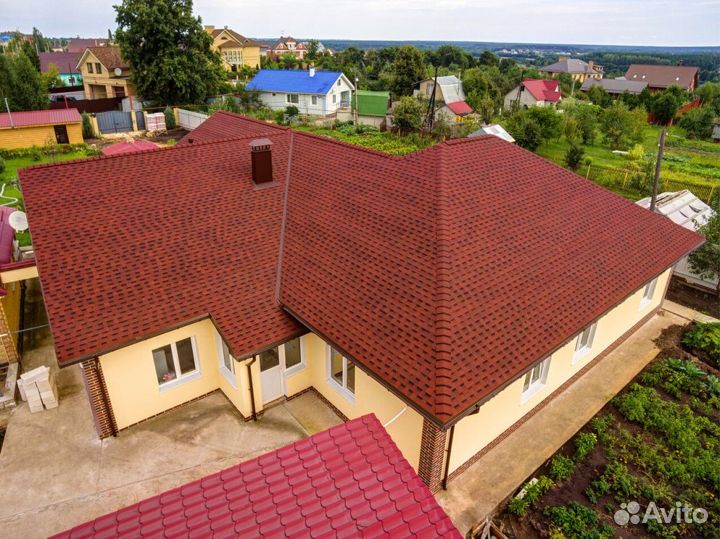 Гибкая черепица Оптима Красный 3 м2 Shinglas