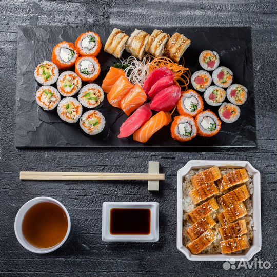 Прибыльный суши бар в центре города