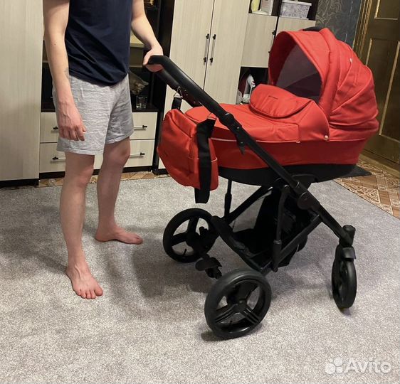 Коляска 2 в 1 Bebetto Magnum Lux шасси Черное 04