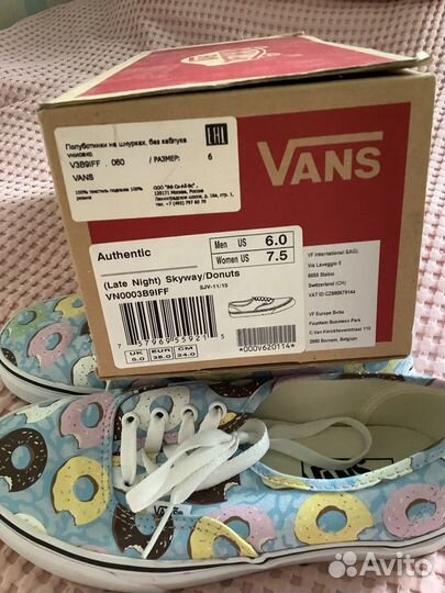 Кеды Vans, 38, оригинал, идеальное