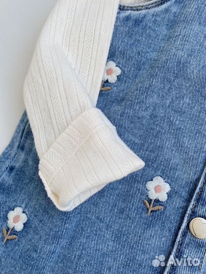 Сарафан и лонгслив для девочки C&A новый 98