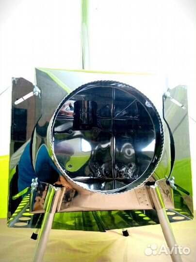 Печь походная Пошехонка Средняя на 30 л. c 3Д экра