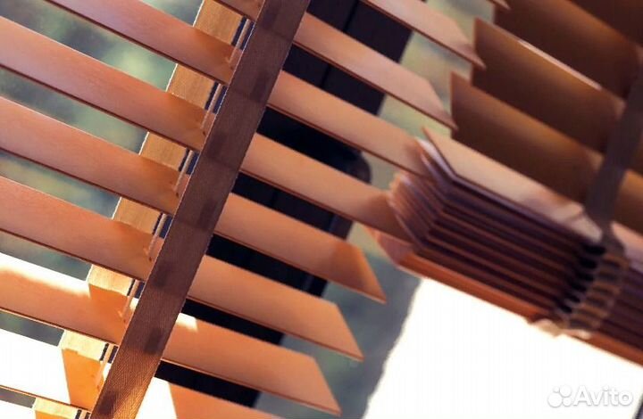 Горизонтальные жалюзи деревянные