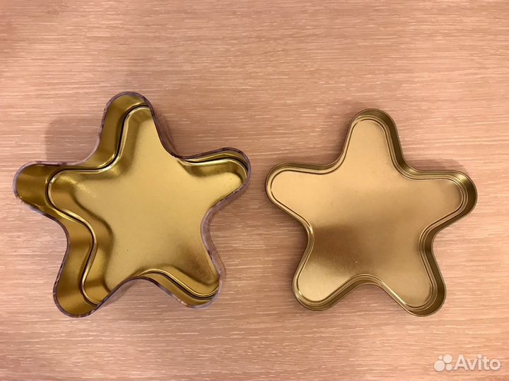 Жестяные банки для хранения конфет, чая