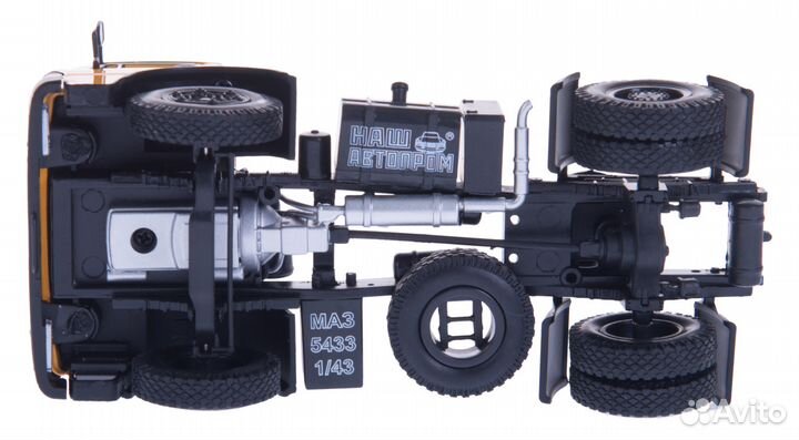 Маз-5433 (1987-1993) тягач, оранжевый