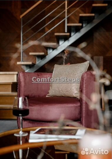 Деревянная лестница под ключ