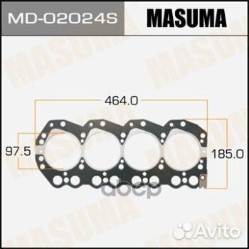 Прокладка голов.блока MD02024S Masuma