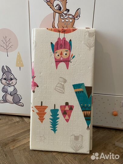 Детский коврик для ползания складной