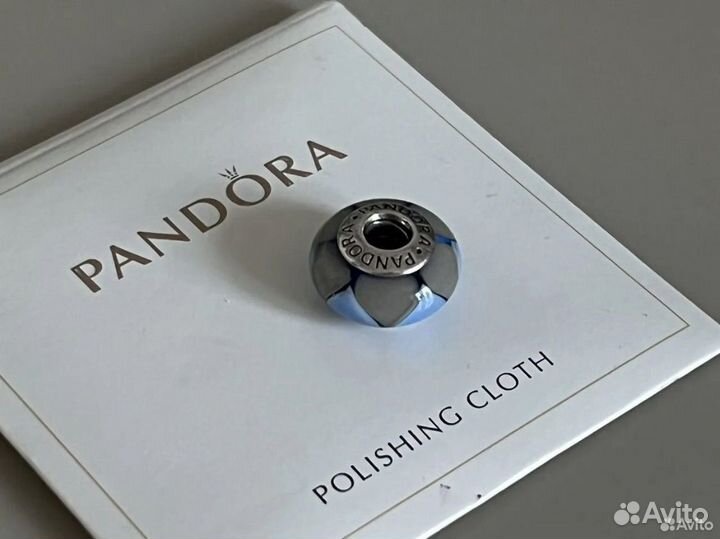 Шайба Pandora новый шарм серебро 925 оригинал