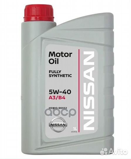 Масло моторное синтетическое nissan Motor Oil 5