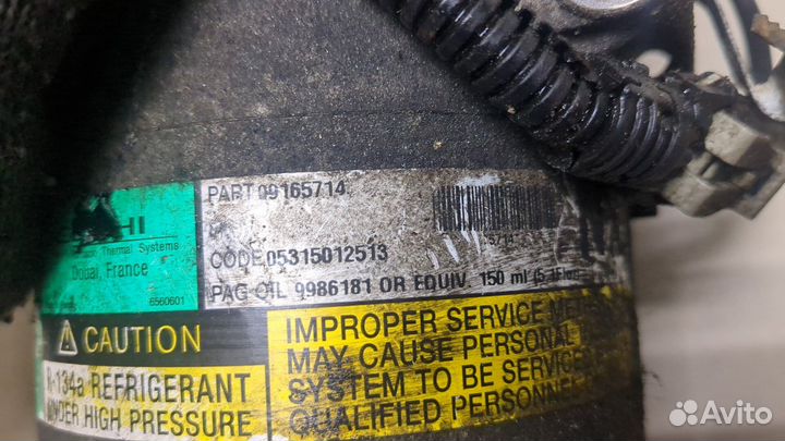 Компрессор кондиционера Opel Astra G, 2005