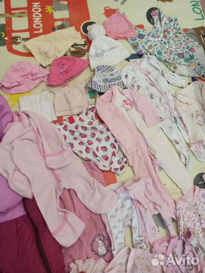 Пакет вещей на девочку с рождения до 2х лет