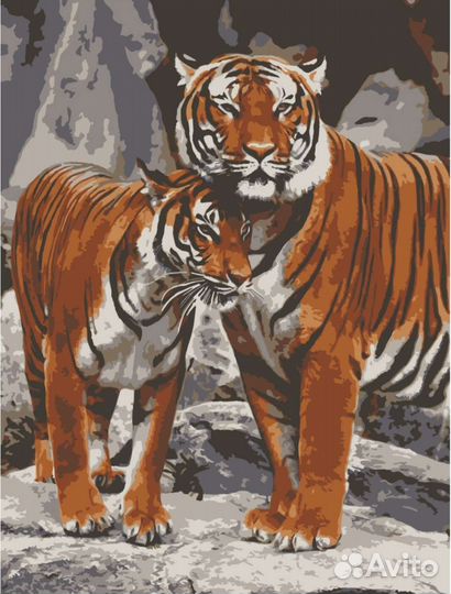 Картина по номерам 30х40 и 60х80