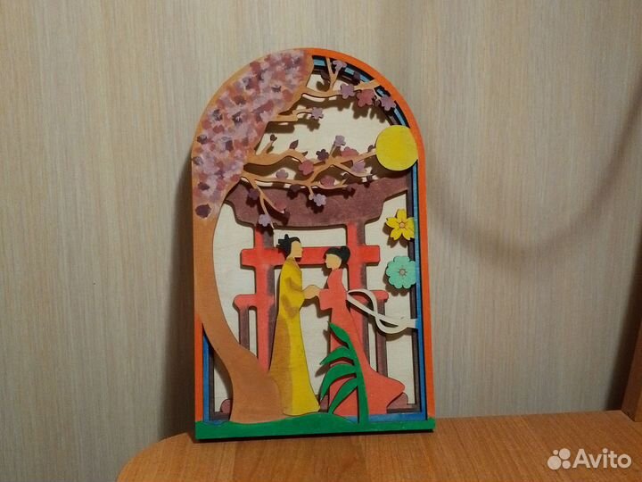 Картина из дерева