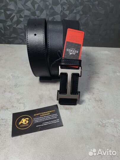 Мужской кожаный ремень Hermes