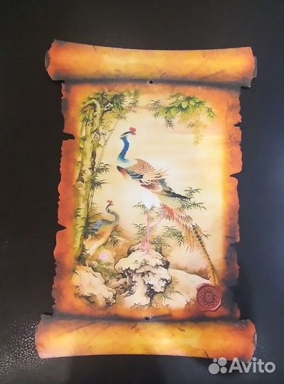 Картина птица Феникс