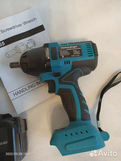Аккумуляторный Гайковерт 650N.m Heimerdinger Тушка
