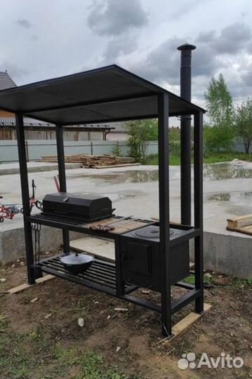 Мангал В стиле лофт