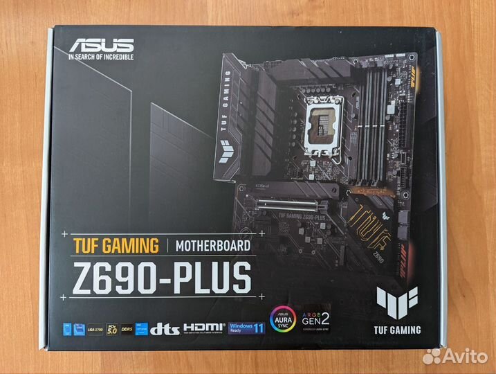 Новая Asus TUF gaming Z690-plus DDR5