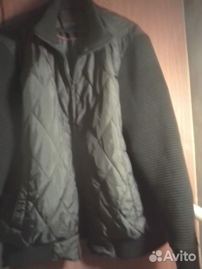 Куртка мужская.демис.теплая на синтепоне.т.синяя