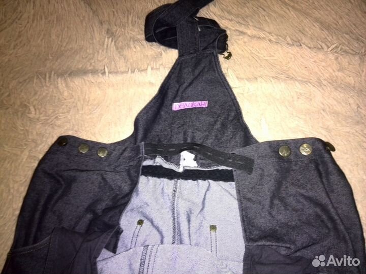 Универсальный джинсовый комбинезон для беременных