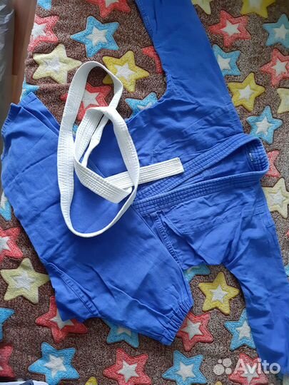 Кимоно для дзюдо б/у р128/134