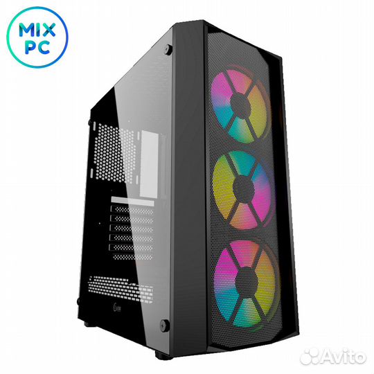 Корпус Powercase Rhombus X3 Mesh LED cmrmx-L3