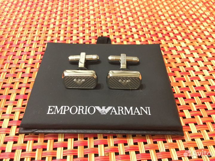 Запонки Emporio Armani новые