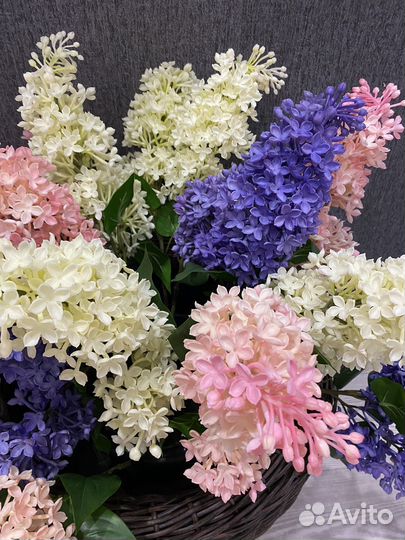 Искусственные цветы Искусственная сирень