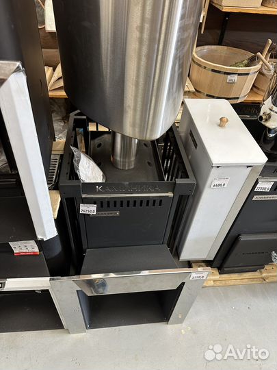 Печь банная газ дрова,22,сетка,каминика