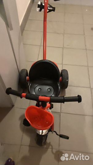 3х колесный велосипед детский с ручкой