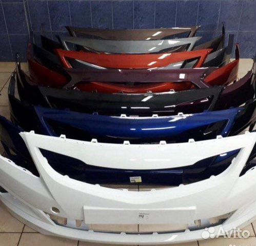 Бампер передний hyundai solaris 2011-2021 в цвет