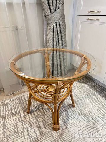 Столик из ротанга со стеклом купить в Москве | Товары для дома и дачи ...