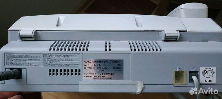 Телефон, Факсимильный аппарат, Sharp FO-51