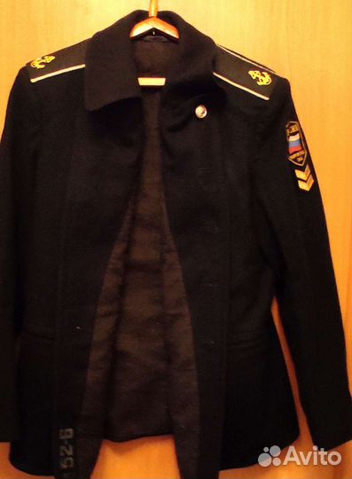 Бушлат вмф пальто куртка зимняя шерстяная