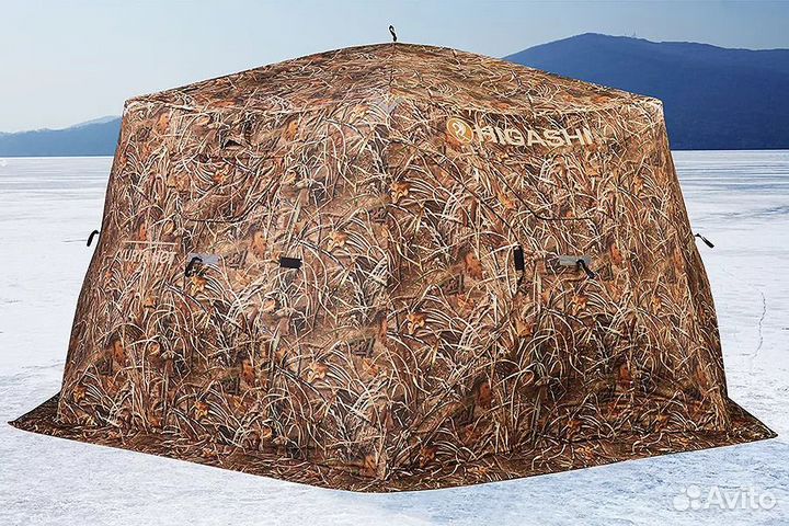Палатка зимняя higashi Camo Yurta Hot DC