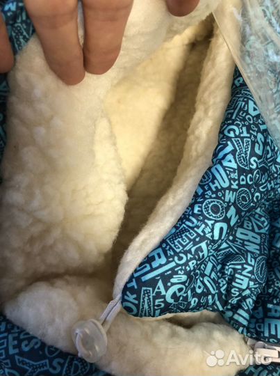 Зимний конверт на выписку