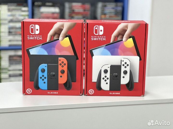 Switch Oled Новый в Наличии White и Neon Red/Blue