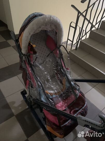 Санки коляска nika