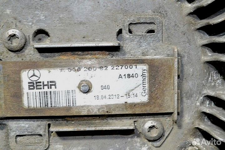 Вискомуфта вентилятора охлаждения mercedes-benz Actros MP2/MP3 1841 (01.02)