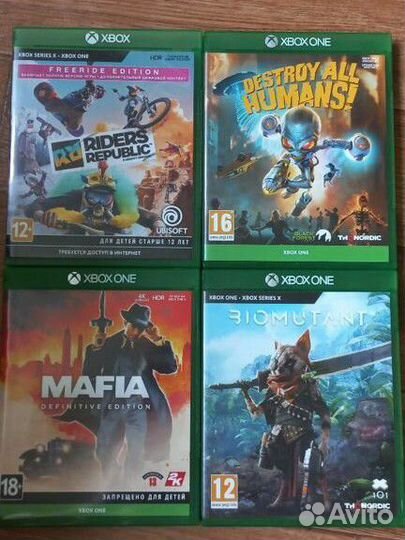 Игры на xbox One диски