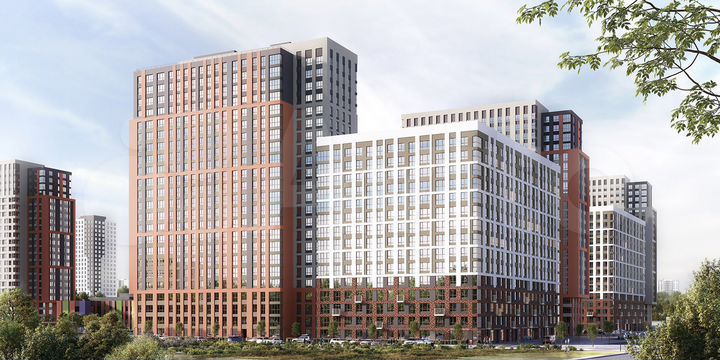 2-к. квартира, 69,4 м², 12/23 эт.